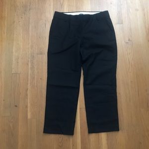 J Crew Factory City Fit Ankle Pants Black 6